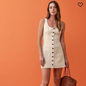 Reformation Jill Linen Dress